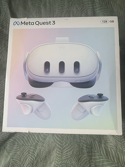 Meta Quest 3 VR-headset med handkontroller