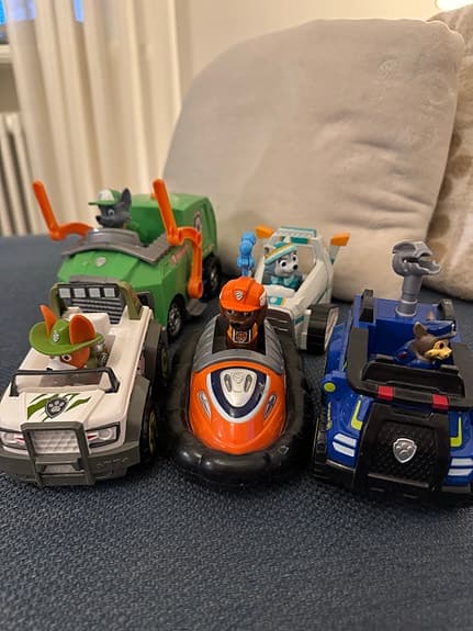 Paw Patrol fordon med figurer