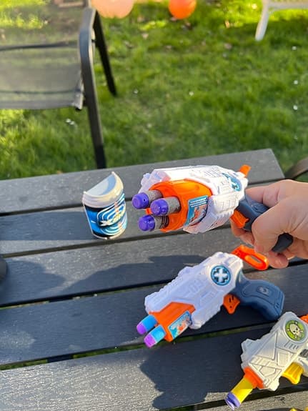Fina  pistoler leksaksvapen med pilar