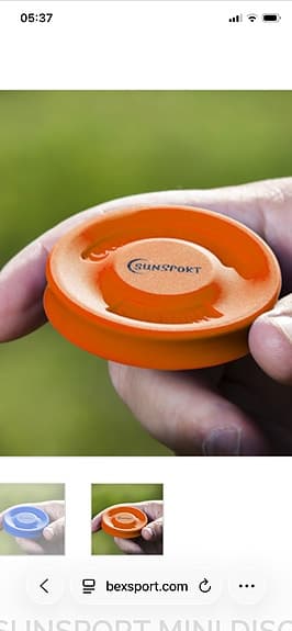 Mini frisbee