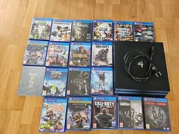 PS4pro + 19 spel