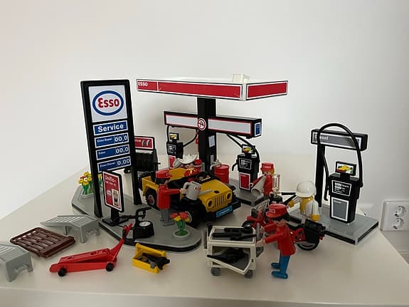 Playmobile Esso bensinmack
