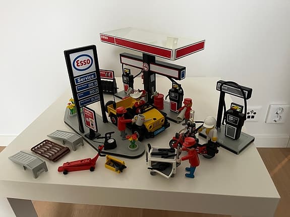 Playmobile Esso bensinmack