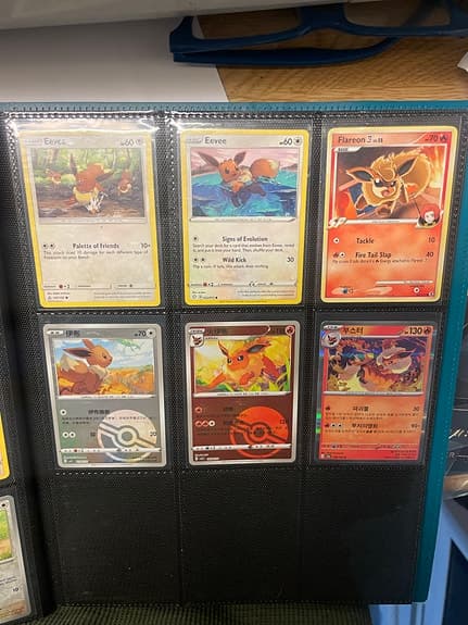 Pokémon Eeveelution Bundle Eevee Flareon Reverse Holo Vintage