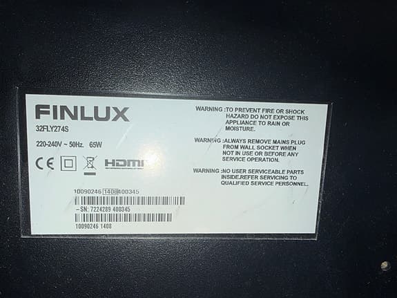Finlux 32F272S 32" TV med HDMI