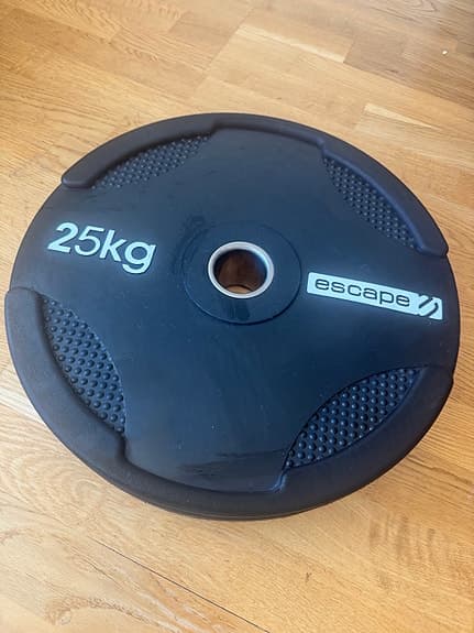Escape 25 kg svart / bumper