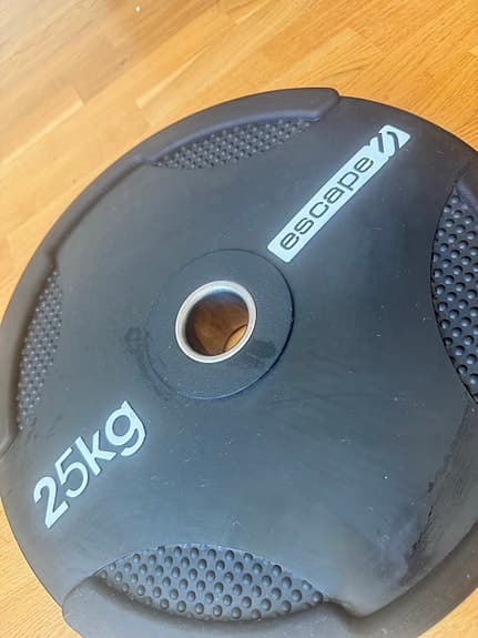 Escape 25 kg svart / bumper
