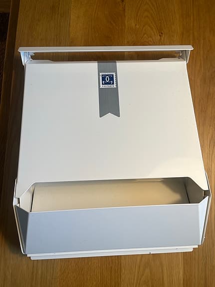 Postgate säkerhetsbrevlåda. Vit