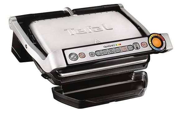 El-grill med tillbehör för belgiska våfflor