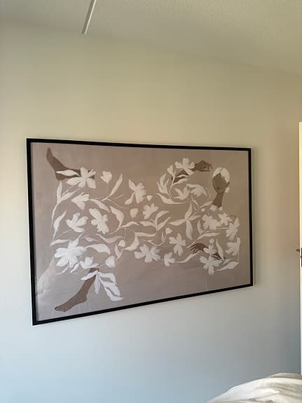Poster & Stor svart trä ramtavla 150x100