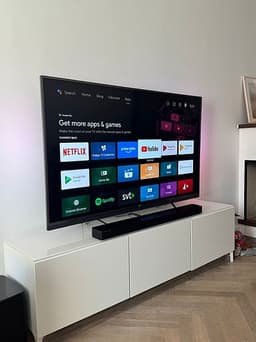 PHILIPS 65PUS7502/12 65" LED-TV med 4K, Ambilight + TV Bänk