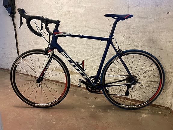 Scott CR1 30 landsvägscykel 58 cm 28"/700c unisex blå