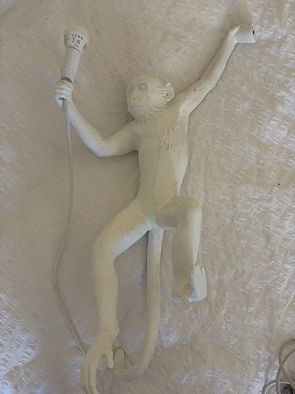 Seletti Monkey lamp hanging vänster