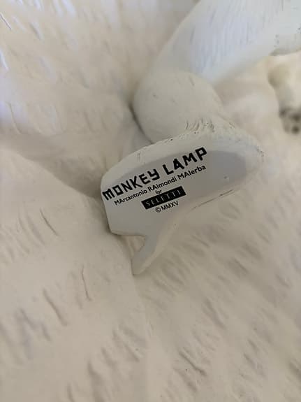 Seletti Monkey lamp hanging vänster