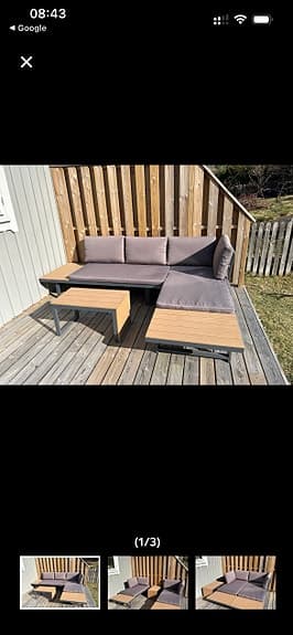 Helt ny loungesoffa för uteplats, Plantagen