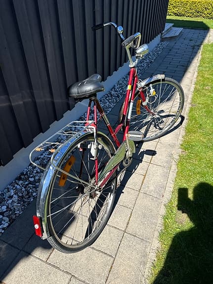 Kronan damcykel 26" M röd