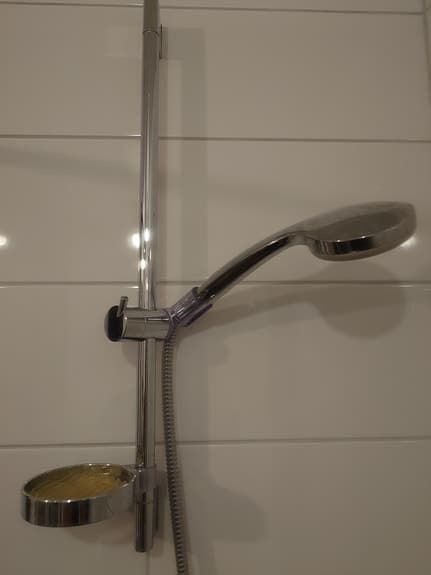 Duschset med termostatblandare krom 150cc