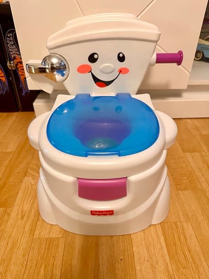 Fisher-Price spelande potta