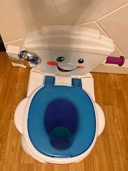 Fisher-Price spelande potta
