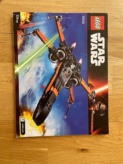 LEGO Star Wars rymdskepp med X-wing