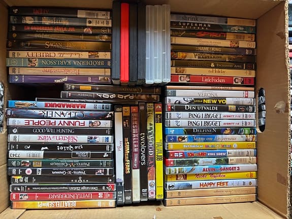 Stort DVD-paket med många Oscarvinnare & klassiker (100+ filmer)