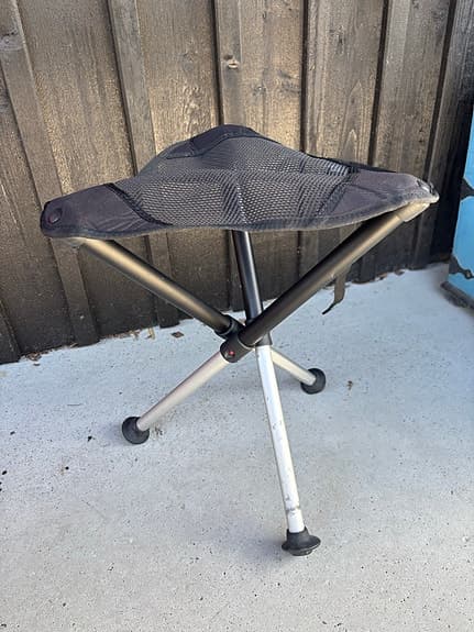 Walkstool Comfort 45/18 hopfällbar pall svart
