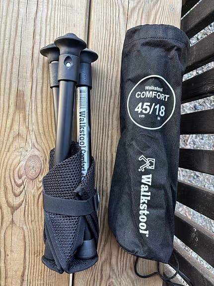 Walkstool Comfort 45/18 hopfällbar pall svart