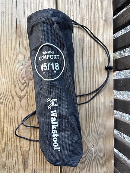 Walkstool Comfort 45/18 hopfällbar pall svart