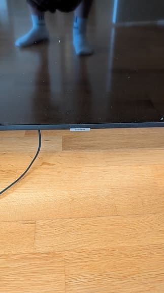 Samsung TV 55 tum svart
