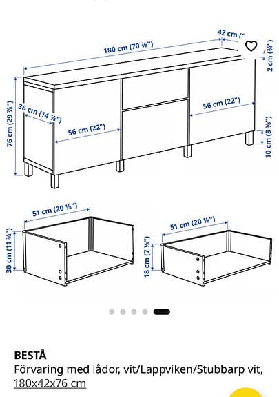 BESTÅ förvaringssystem IKEA helt nytt