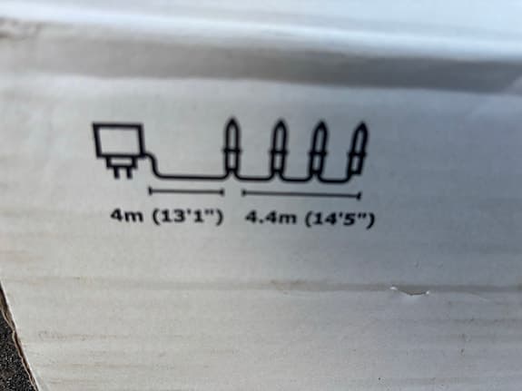 IKEA STRÅLA färgade lampor till trädgården/balkongen Helt oanvända