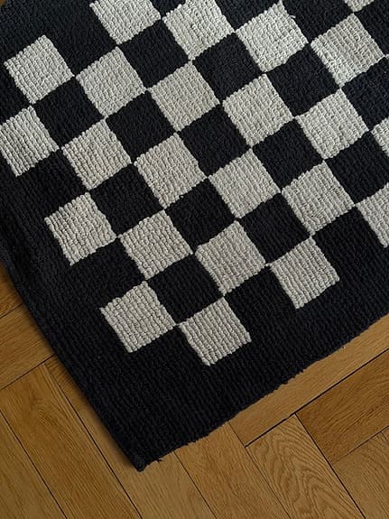 Rutig badrumsmatta H&M Home