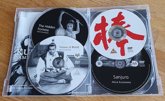 Kurosawa Samurai Collection (5 dvd-filmer)