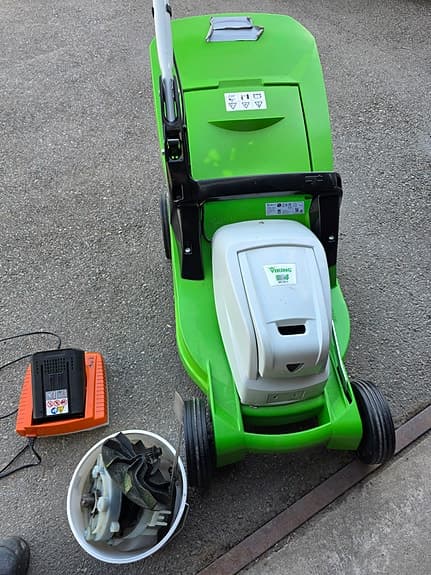 viking batteridriven gräsklippare