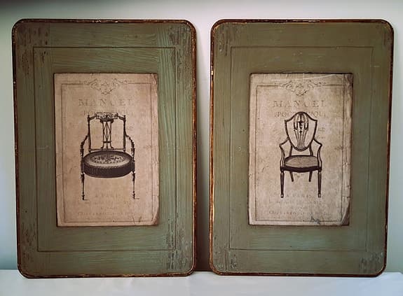 PB Home Vintage Tavlor – Shabby Chic / Lantlig stil 31 x 51 cm.