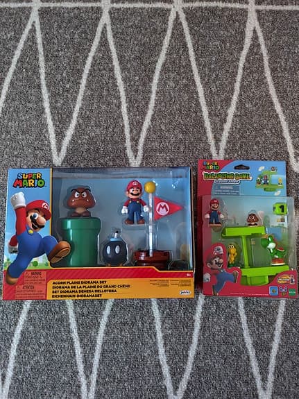 Super Mario leksaksset Action Playset + Balancing Game