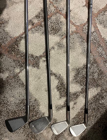 golfklubbor järnset 4st