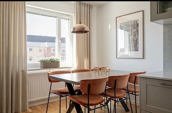 Calligaris fifties sammetsstolar 6st