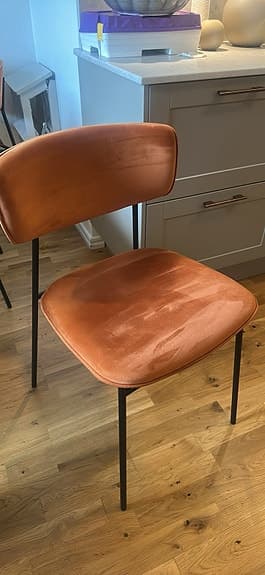 Calligaris fifties sammetsstolar 6st