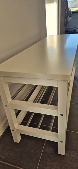 TJUSIG Bänk med skoförvaring från IKEA