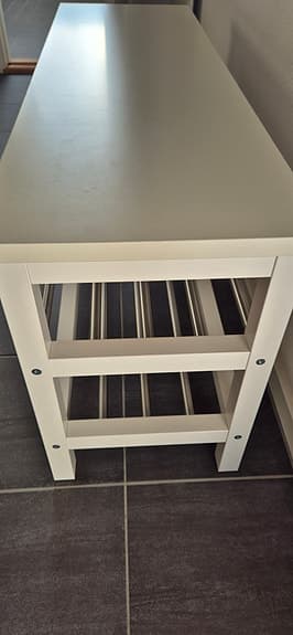 TJUSIG Bänk med skoförvaring från IKEA