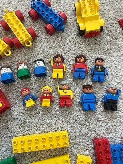 LEGO DUPLO klossar och figurer blandat paket