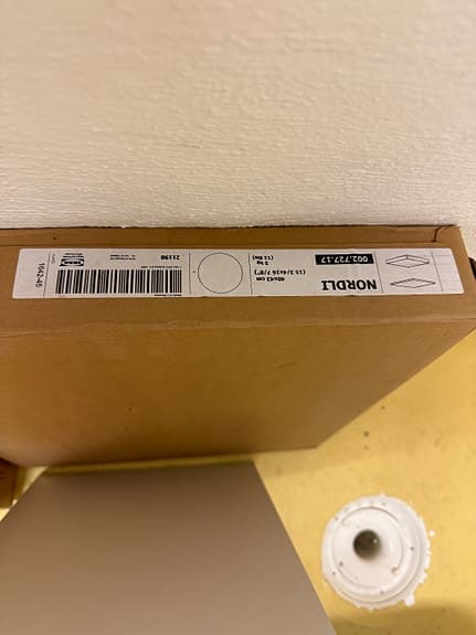 IKEA NORDLI byrå med 2 lådor ny i kartong