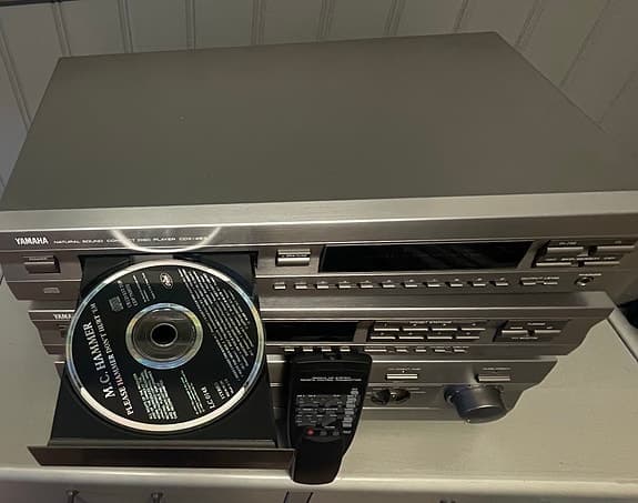 Yamaha AX-492 + TX-492RDS + CDX-493 — komplett Hi-Fi-set för