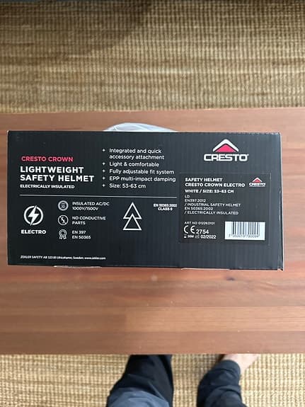 Cresto Crown skyddshjälm vit stl 53–63 cm