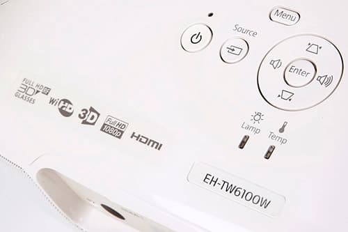 Trådlös Full HD-projektor Epson EH-TW6100W + extra lampa & 3D-kit