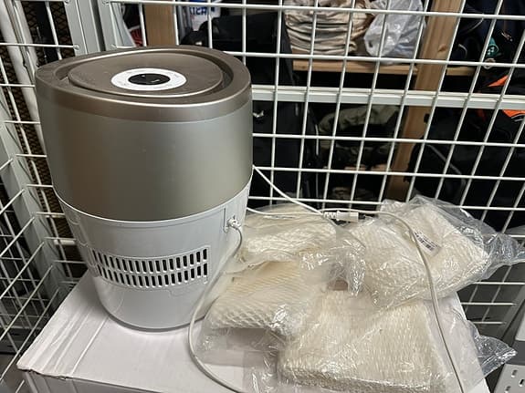 Philips luftfuktare vit/grå med digital display