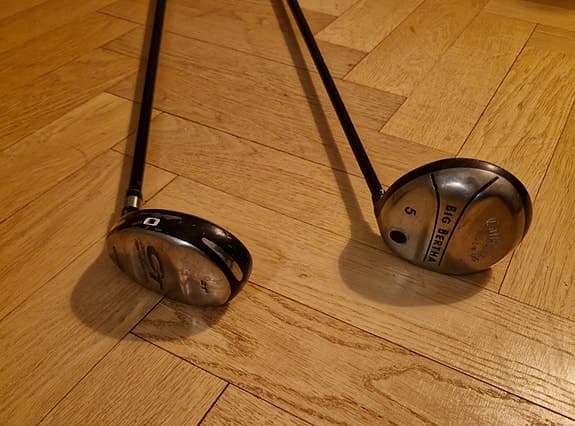 Callaway golf Big Bertha 5:a och Open GT Carbontop