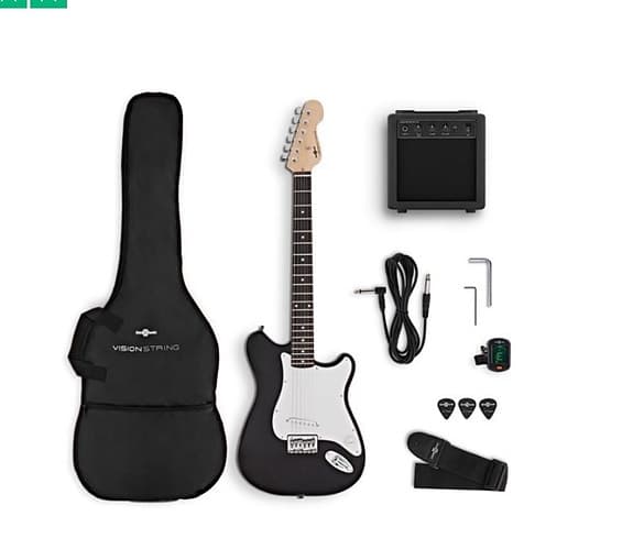 Elgitarr set med förstärkare och tillbehör