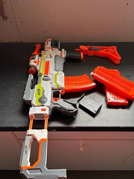 Nerf leksakspistoler och gevär paket